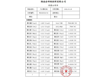 六水氯化鈧4N